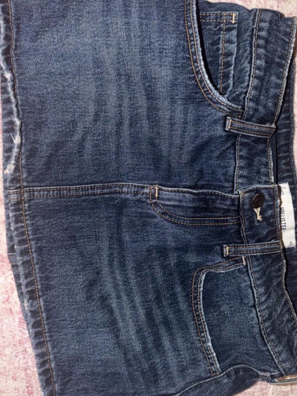 Hollister Denim Mini Shirt